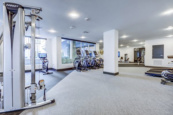 fitness center at Edson House Apartments