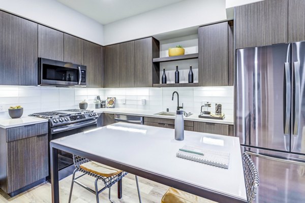 kitchen at Edson House Apartments