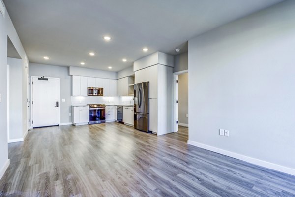 living room at Edson House Apartments