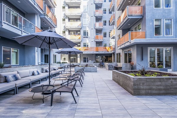 patio at Edson House Apartments