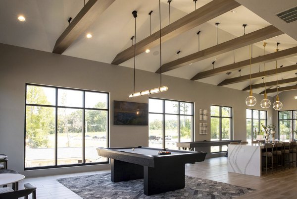 clubhouse game room at Alta Ivy Apartments