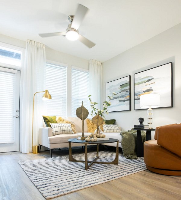 living room at Alta Ivy Apartments