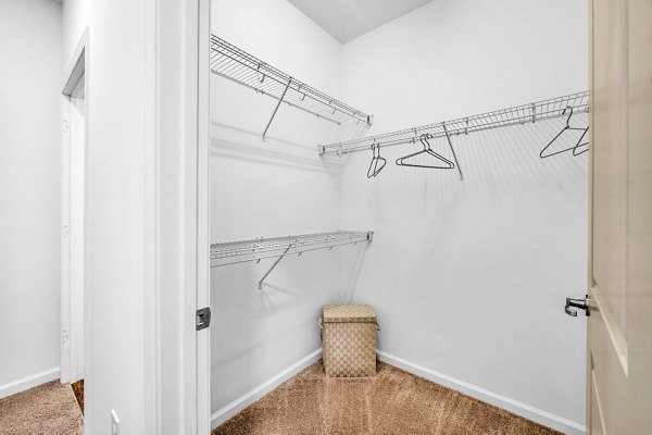 bedroom closet at Fox Hunt Farms Apartments