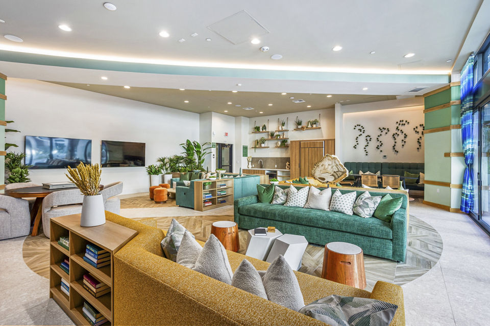 clubhouse at Jefferson Cenza Apartments