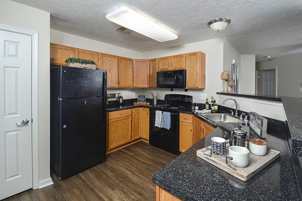 Kitchen at Kaiser Park Apartments