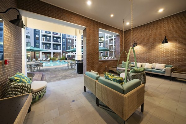 Clubhouse featuring modern design elements at The Lowery Apartments