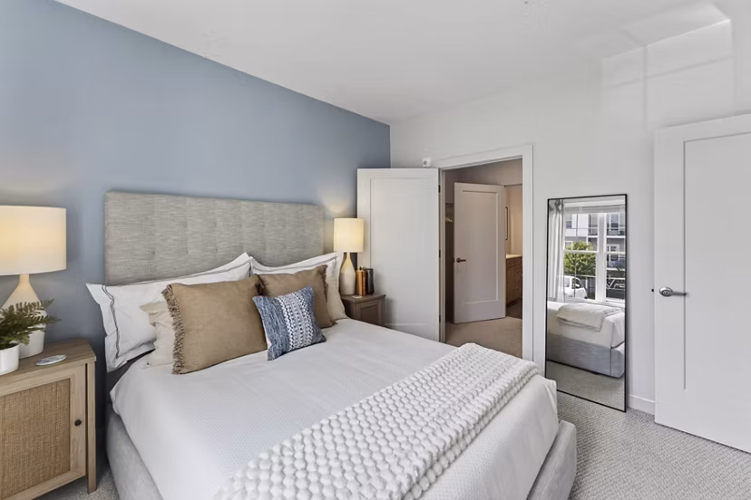 bedroom at The Madison at Marshfield Apartments