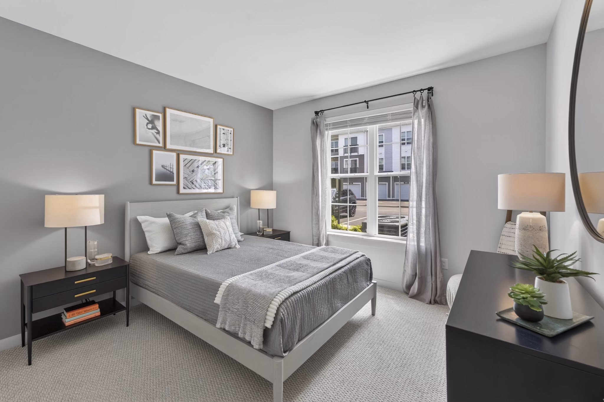 bedroom at The Madison at Marshfield Apartments