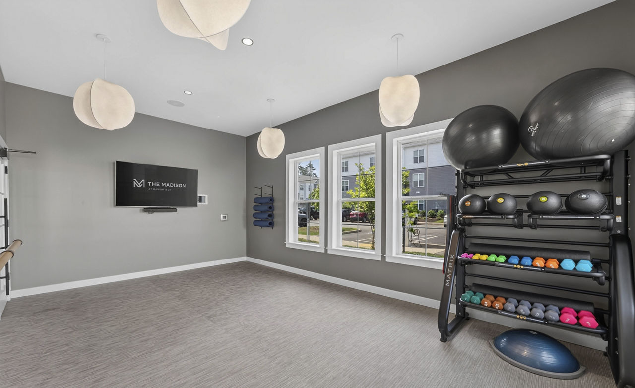 Gym at The Madison At Marshfield (3 of 3)