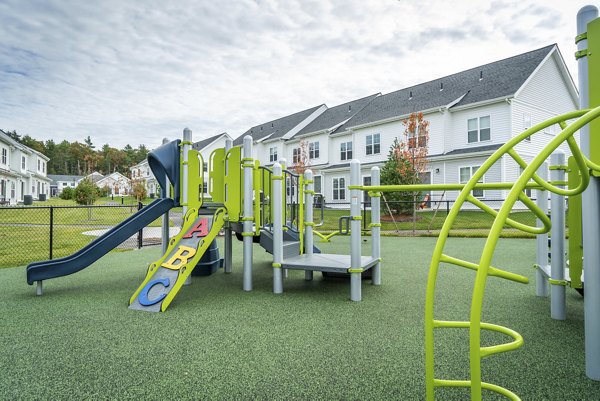 Outdoor activity area at The Madison at Marshfield featuring recreational amenities for residents