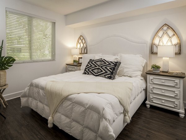 Bedroom at The Manor at City Place Apartments