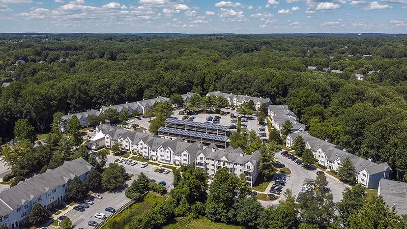 Orchard Park Apartments: Elegant mid-rise building in a serene suburban setting