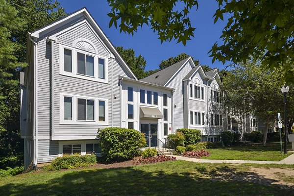 Orchard Park: Elegant facade of luxury apartments in a serene suburban setting