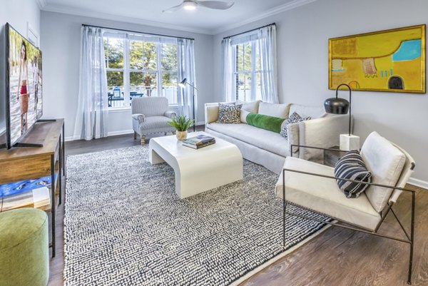 living room at Osprey At Lake Norman Apartments