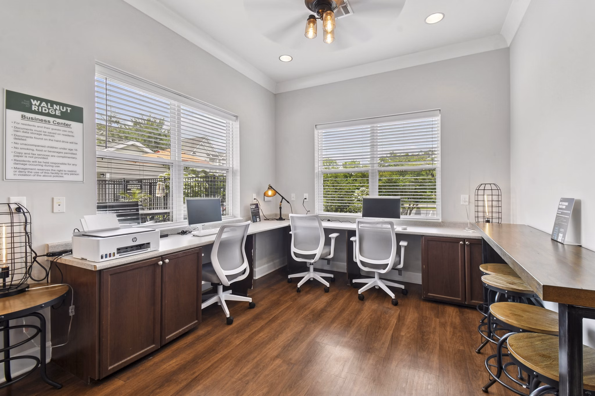 clubhouse at The Park at Walnut Ridge Apartments