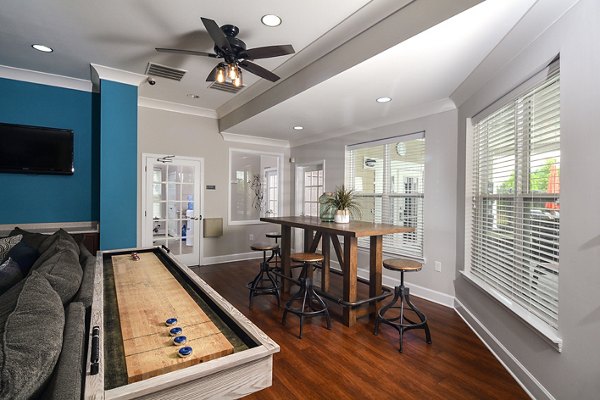 Inviting clubhouse with modern decor at The Park at Walnut Ridge Apartments