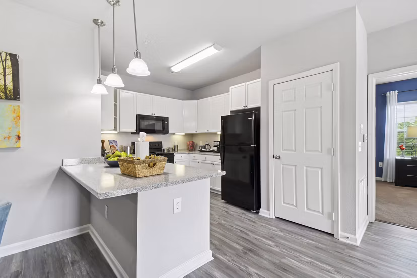 kitchen at The Park at Walnut Ridge Apartments
