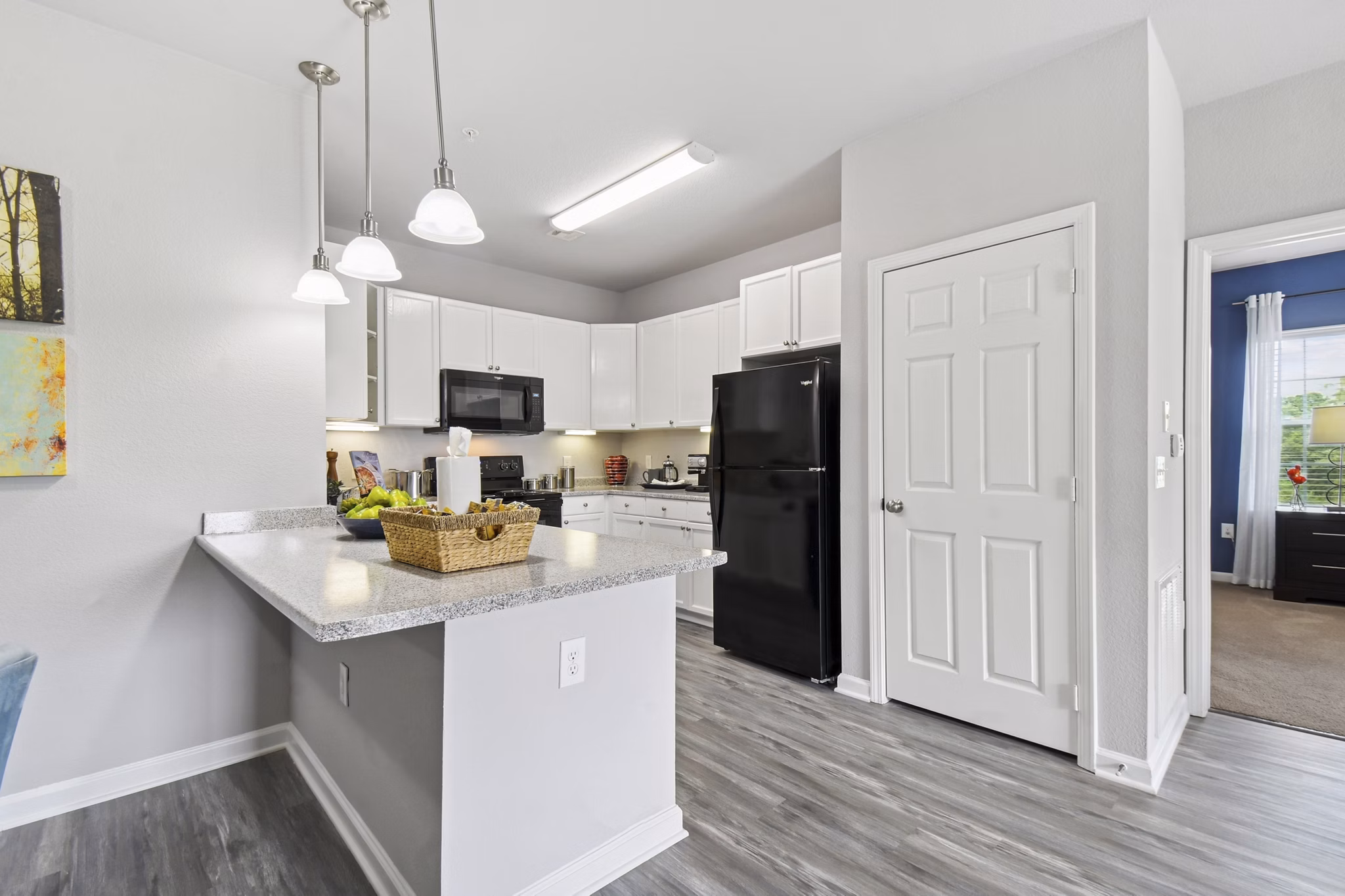 kitchen at The Park at Walnut Ridge Apartments