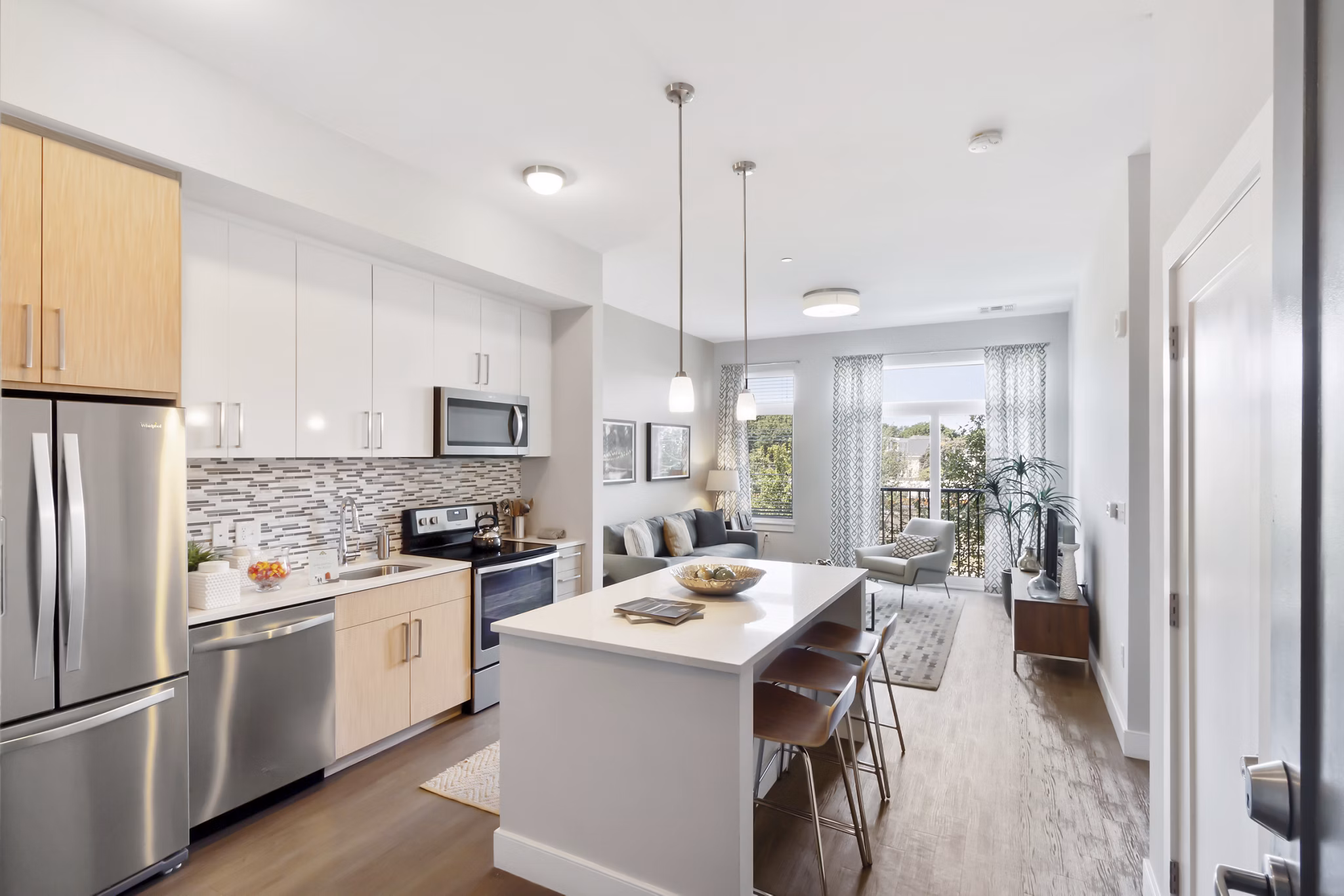 Kitchen at Re150 Apartments