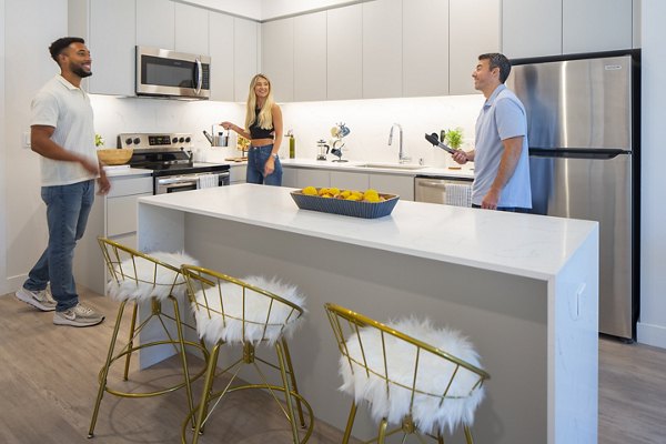 Kitchen at Rinrose Apartments