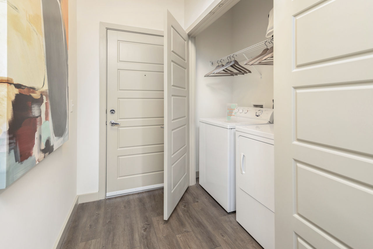 Laundry room at Solara