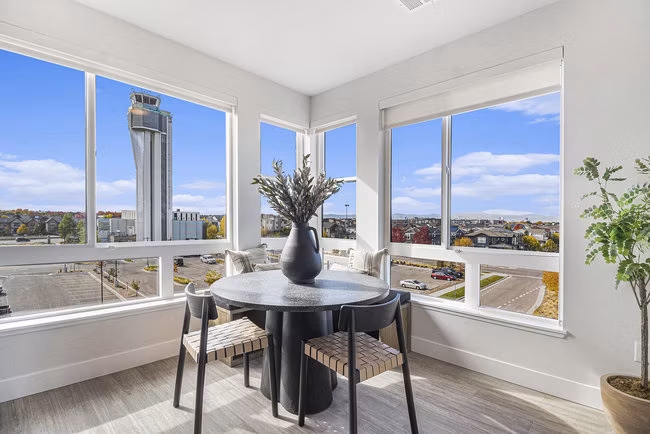 living room at Solana Central Park Apartments 