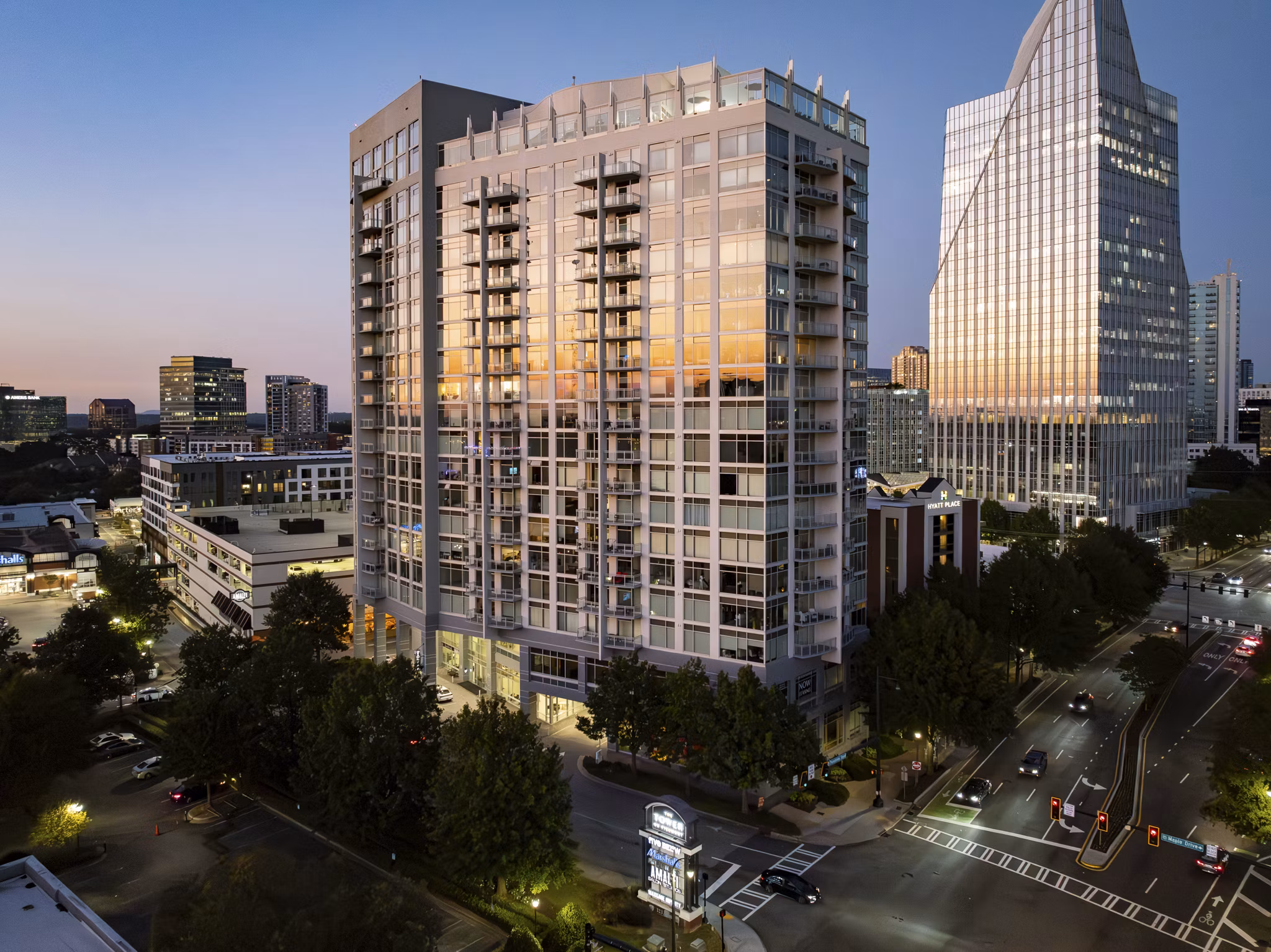 building at Tower on Piedmont Apartments