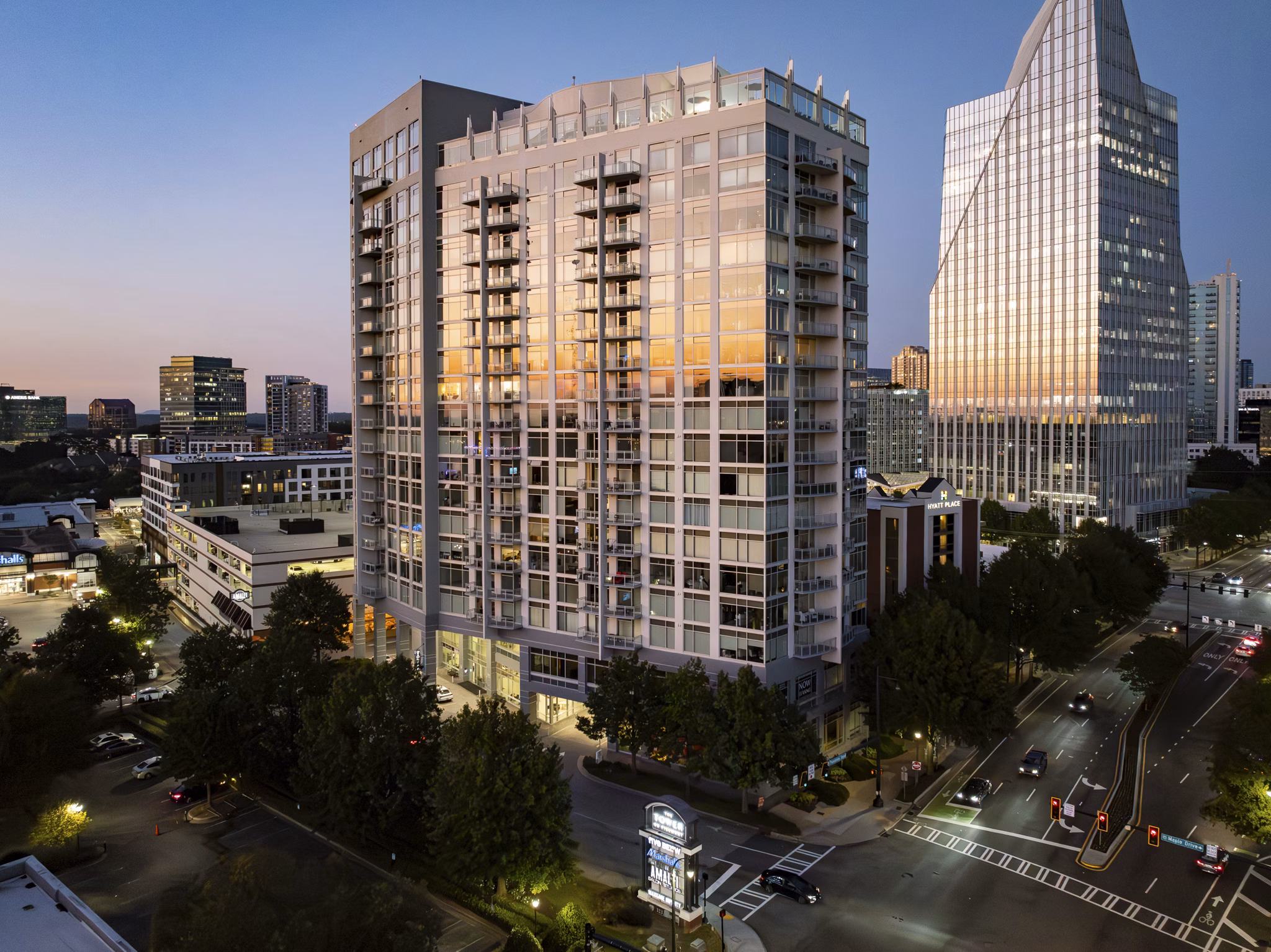 building at Tower on Piedmont Apartments