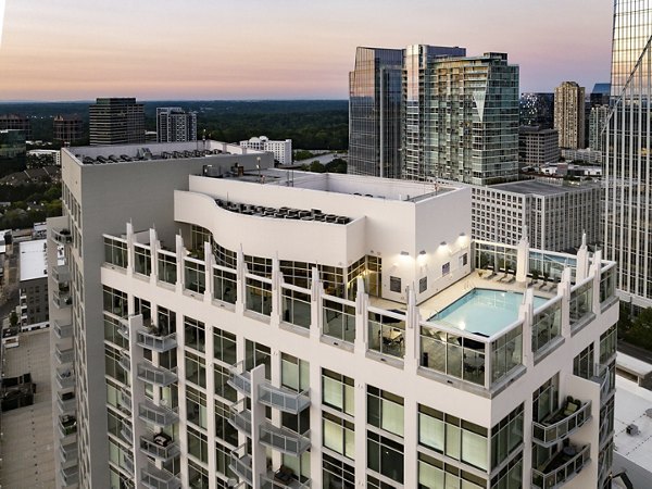 Exterior at The Tower on Piedmont Apartments