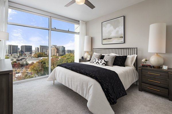 Bedroom at The Tower on Piedmont Apartments