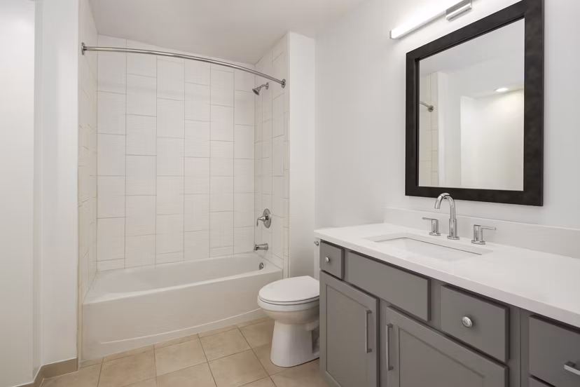 bathroom at Tower on Piedmont Apartments