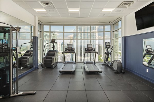 fitness center at Tower on Piedmont Apartments