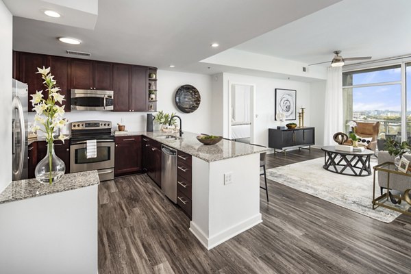 Kitchen at The Tower on Piedmont Apartments