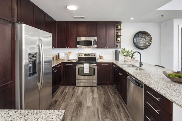 Kitchen at The Tower on Piedmont Apartments