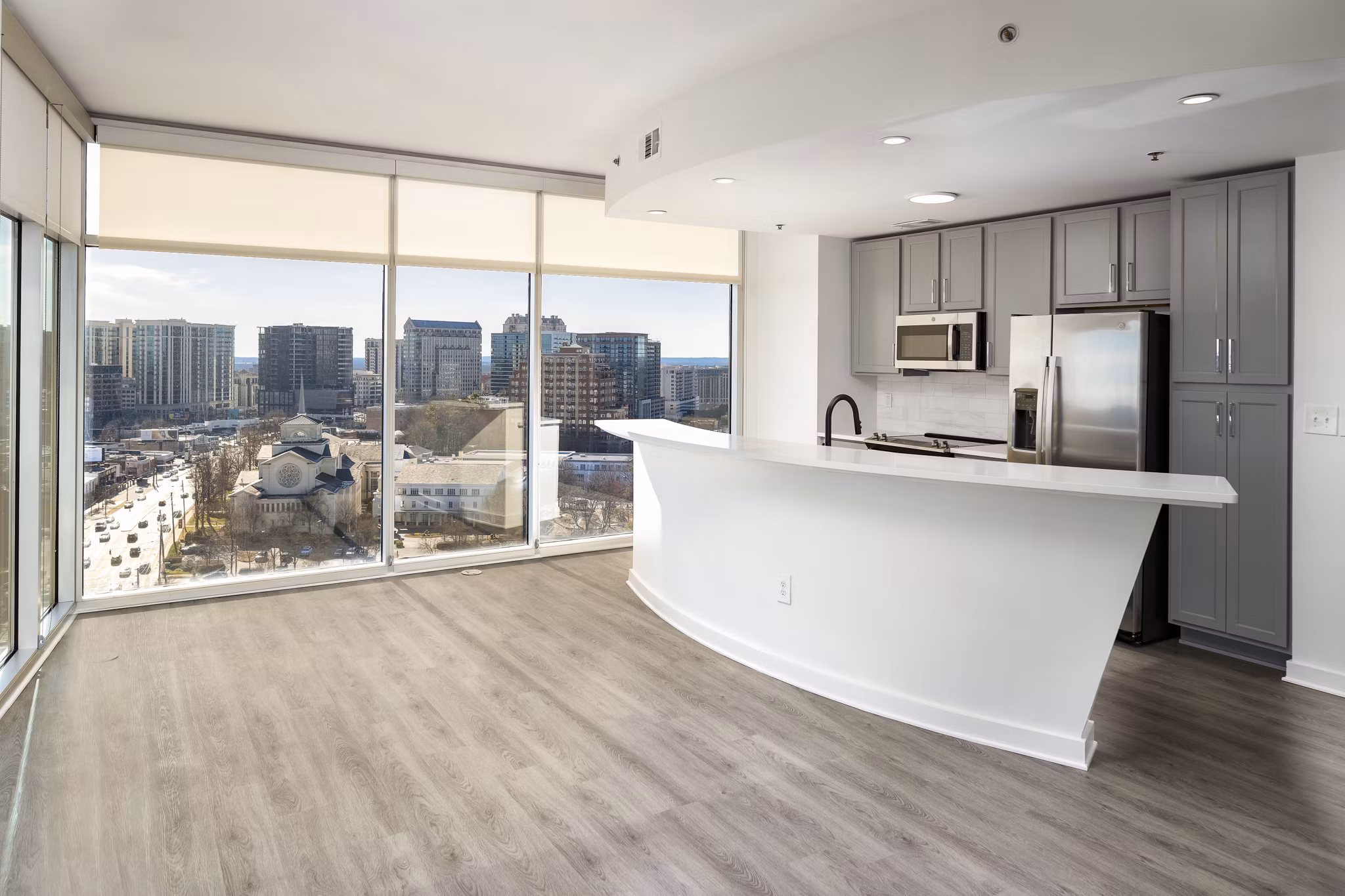 LIVING ROOM at Tower on Piedmont Apartments