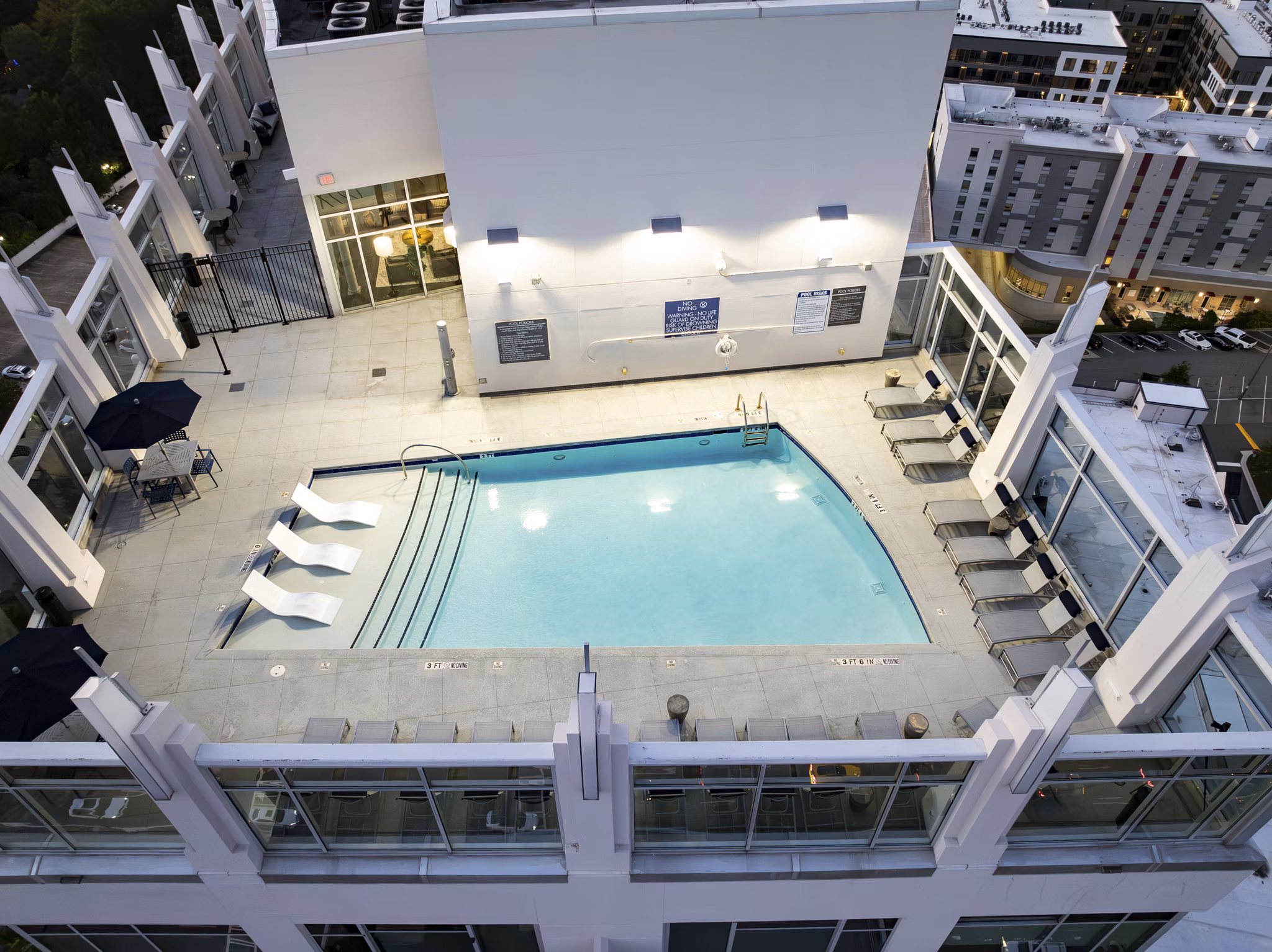 pool at Tower on Piedmont Apartments
