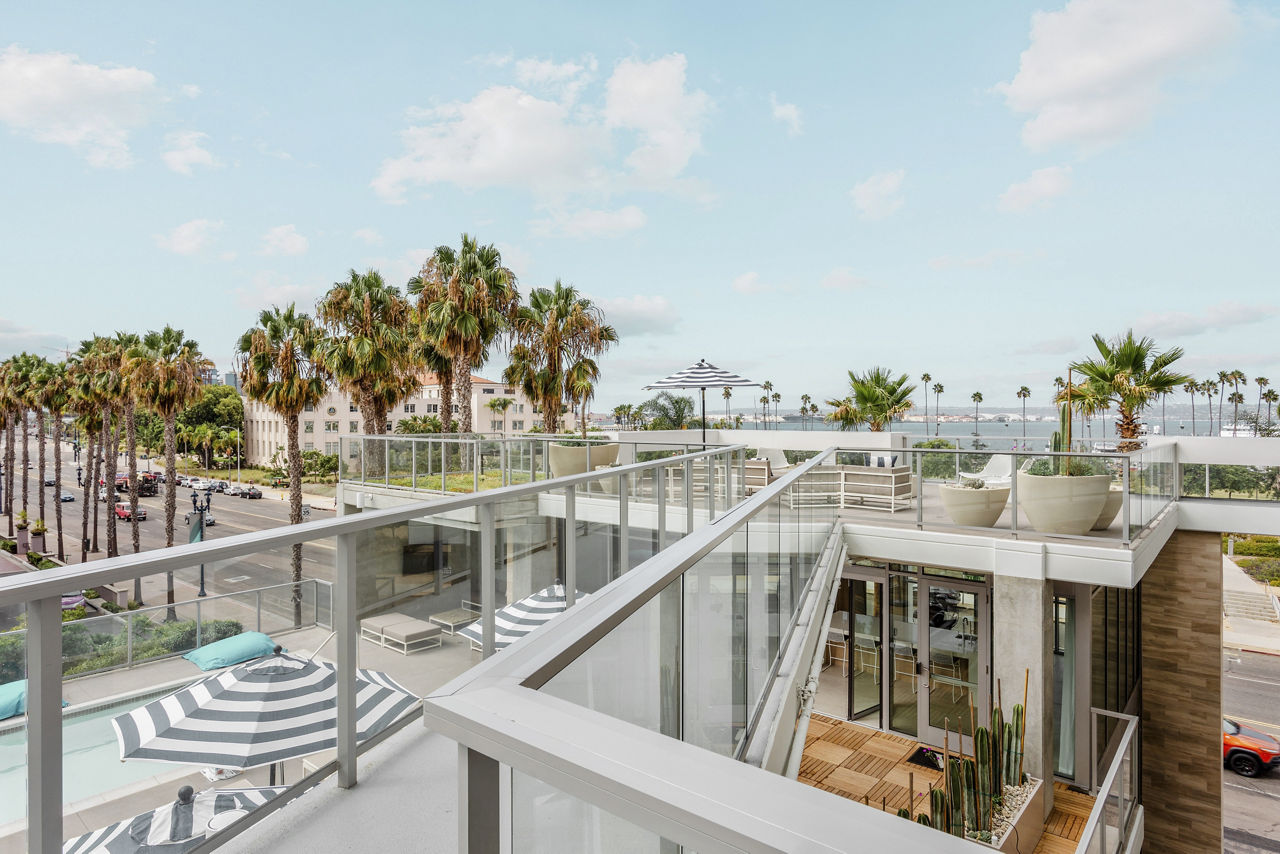 Roof deck at Valentina By Alta (2 of 2)