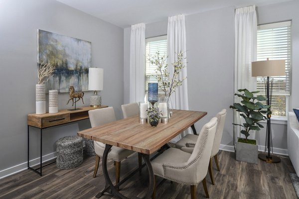 Dining Area at The Wexley at 100 Apartments