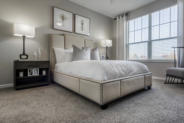 bedroom at The Windsor Apartments