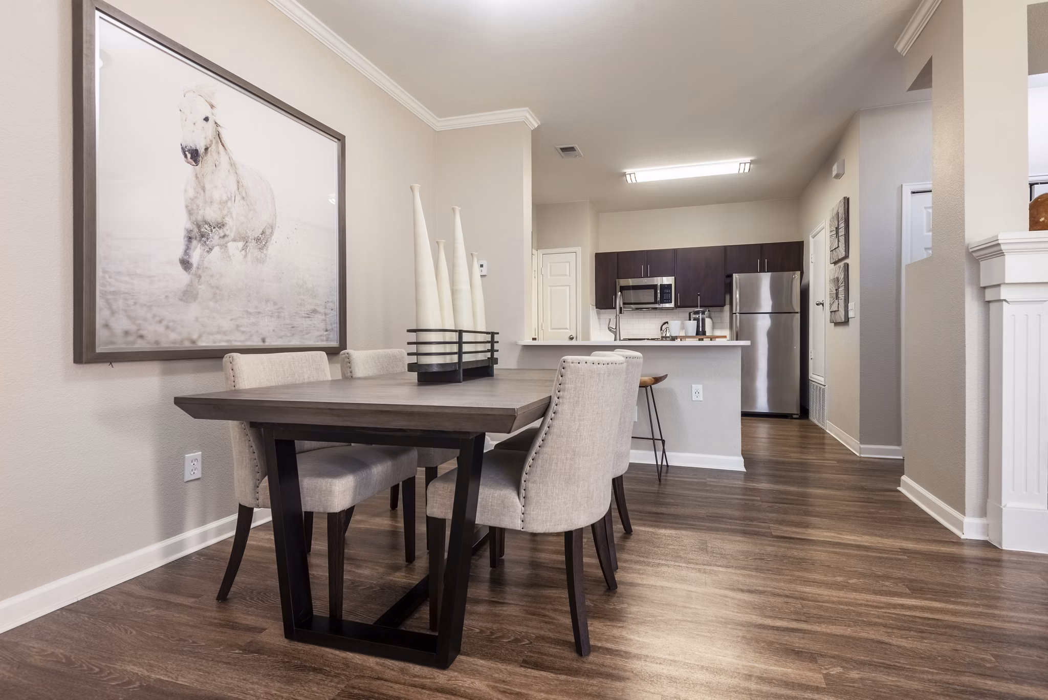 dining room at The Windsor Apartments
