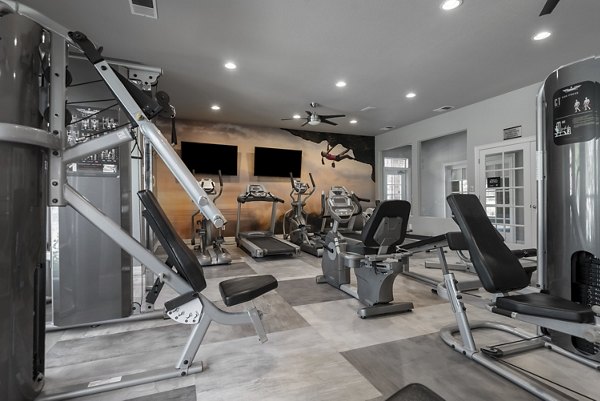 fitness center at The Windsor Apartments