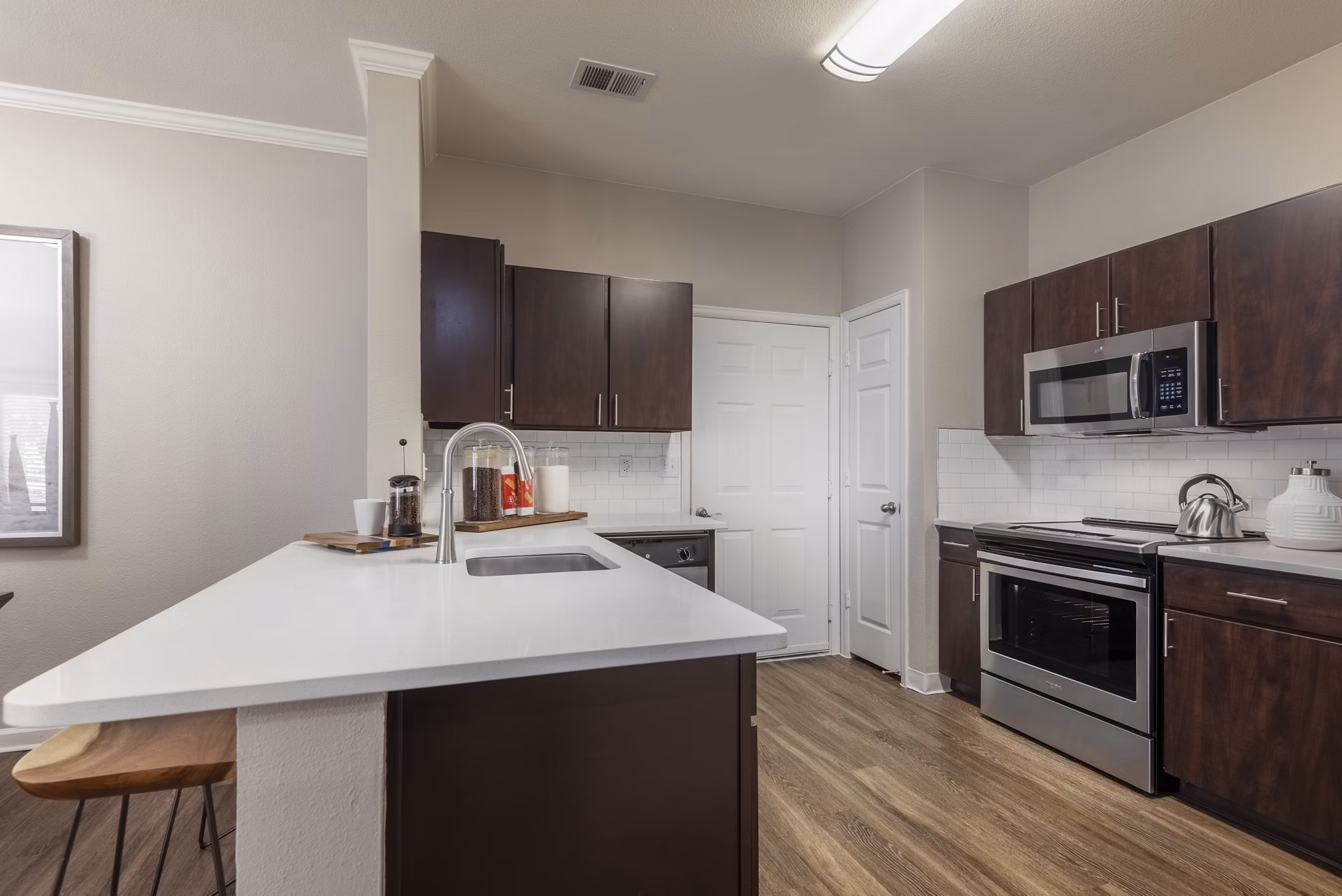 kitchen at The Windsor Apartments
