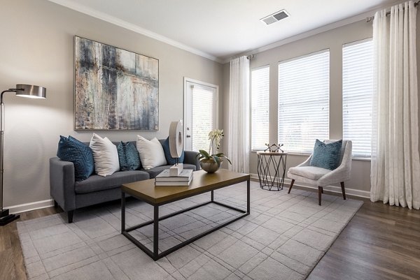 living room at The Windsor Apartments