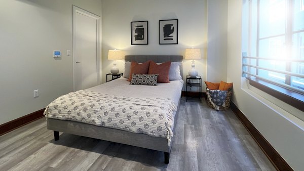 bedroom at Ocean Center Apartments