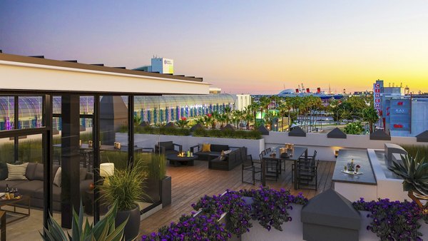 patio/balcony at Ocean Center Apartments