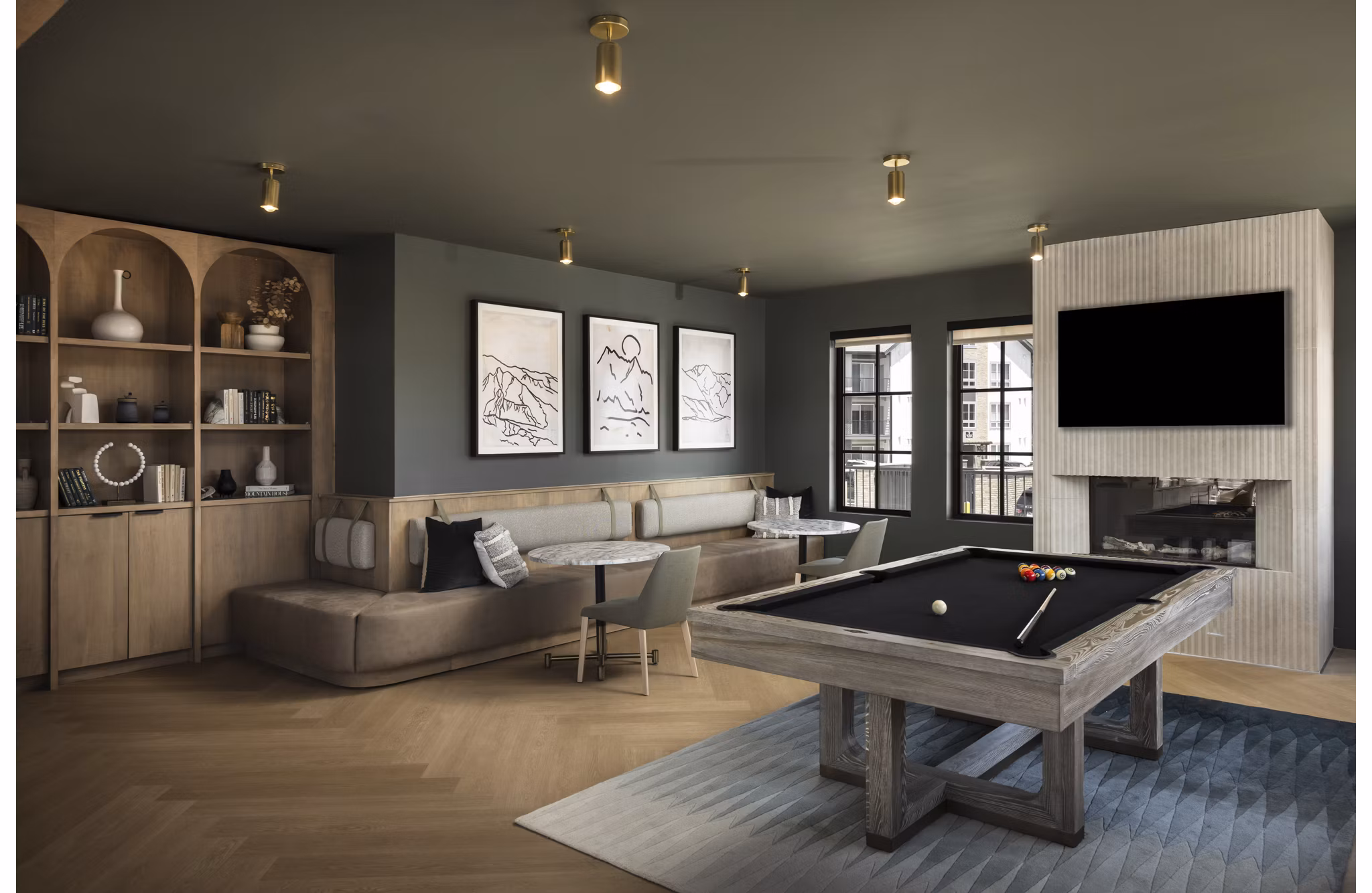 clubhouse at The Alder Apartments 