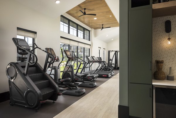 fitness center at The Alder Apartments 