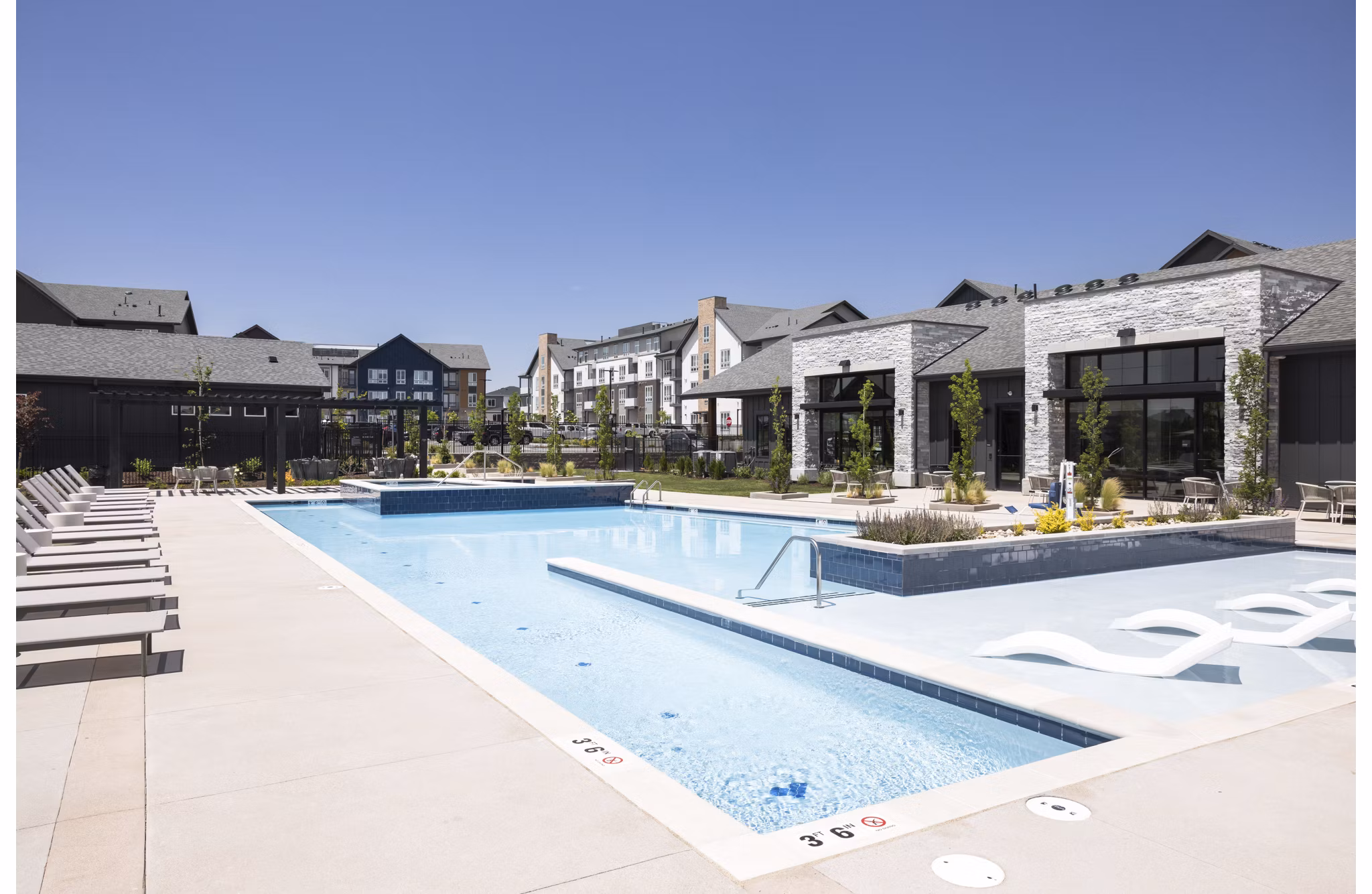 pool at The Alder Apartments 
