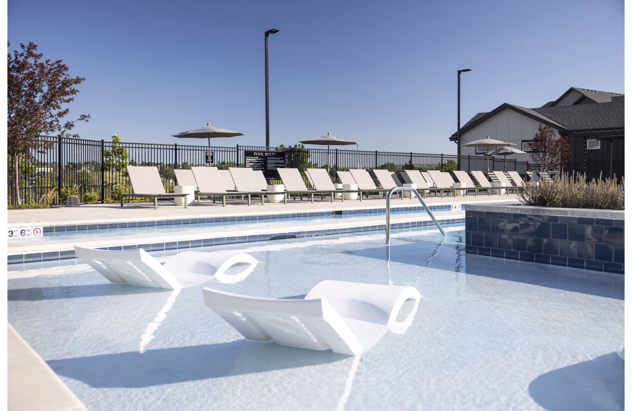 pool at The Alder Apartments 