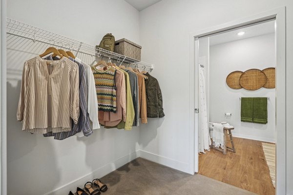 closet at The Lodge Apartments